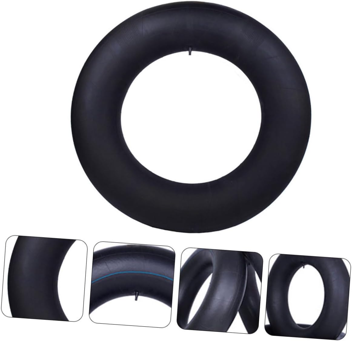 Inflatable Winter Snow Tube Inner Tube 80cm Thickened Butyl Rubber Sturdy Sledding Float for Outdoor Skiing and Snow Sports Adults
