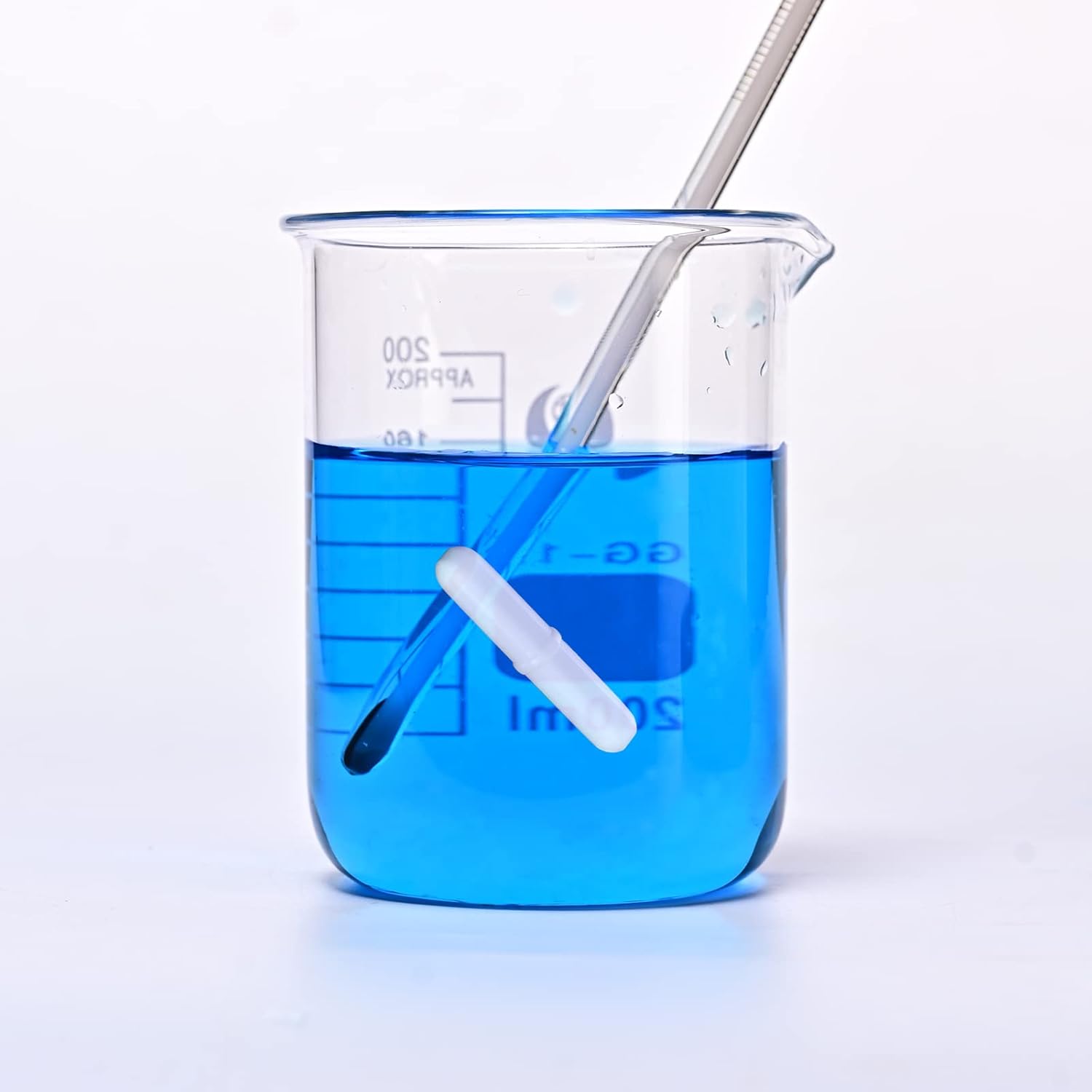 LABALPHA 6Pcs PTFE Magnetic Stirrer Mixer Stir Bar, Magnetic Stir Bar 60mm/2.36 inch