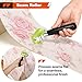 WRAPXPERT Wallpaper Tools, Smoothing Tool Kit for Peel and Stick Wallpaper/Contact Paper/Vinyl Backsplash Applying, with Squeegee Smoother, Seam Roller, Razor Scraper, Knife and Blades