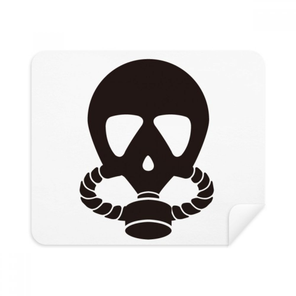 Human Skeleton Gas Head Cleaning Cloth Screen Cleaner 2pcs Suede Fabric