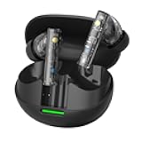 KZ Carol Pro Wireless Earbuds, Bluetooth 5.4 True Wireless Gaming Earphones with Hybrid ANC, LDAC Hi-Res Audio, 35H Play Time, Professional HiFi IEM for Audiophiles Musicians