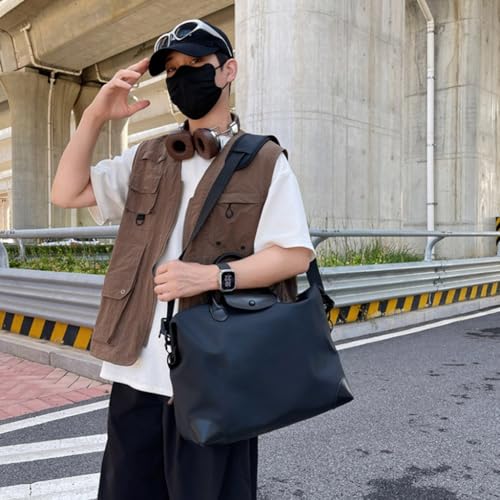 Spacious Waterproof Workout Bag For Short Trip Practical Tear Resistant Comfortable Shoulder Strap Casual Handbag4