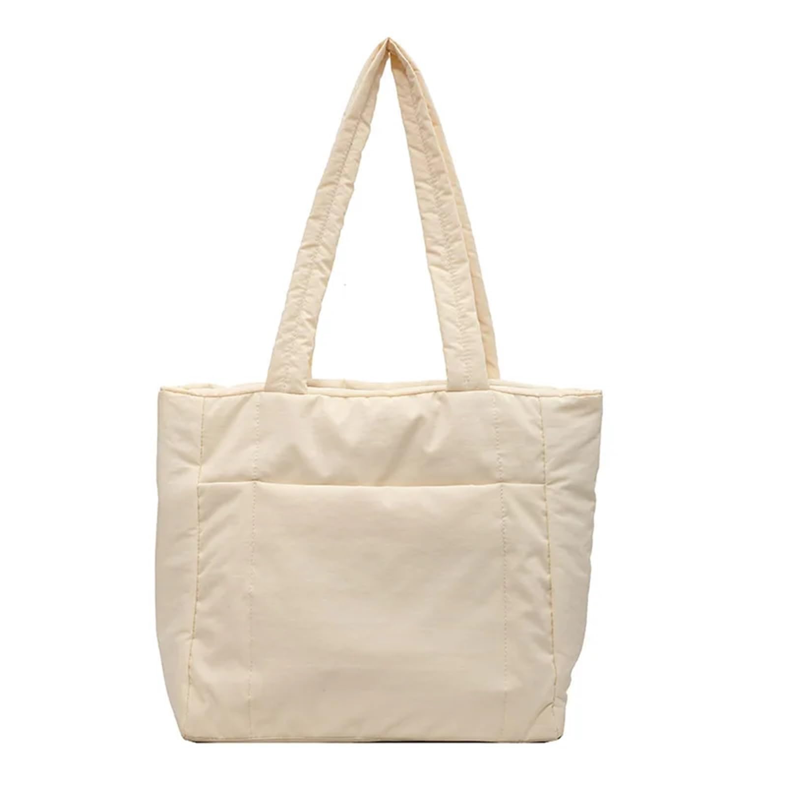 Sac bouffant blanc grande capacité pour femme pour transporter facilement tous les essentiels