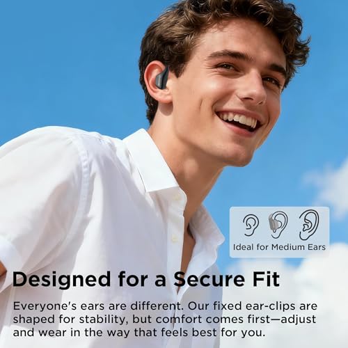 BUGANI Open Ear Headphones, Open Ear Earbuds, Running Earbuds Wireless — view 2