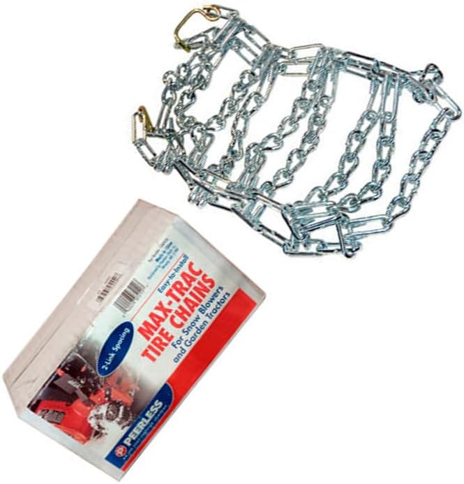 (YPS) 410-6 Snow Blower Garden Tractor Tire Chain Set for MTD Max Trac 410 X 350-6 + Other Models