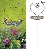 gartenstecker rostoptik Lieferumfang: 1 x Gartenstecker Vogelfutterstation ohne Dekoration