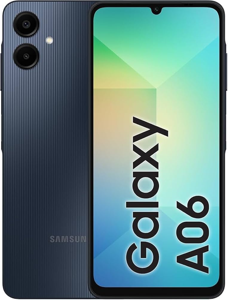 【SIMフリー】Galaxy A06 ブラック 4GB/128GB｜高性能｜新品 SAMSUNG Galaxy A06 Dual SIM Black 4GB RAM 128GB - Mildde