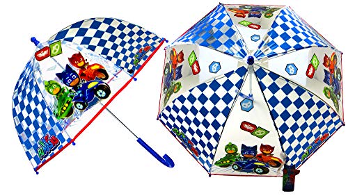 PJ Masks Children Umbrella,Junior Transparent Umbrella Official Licensed