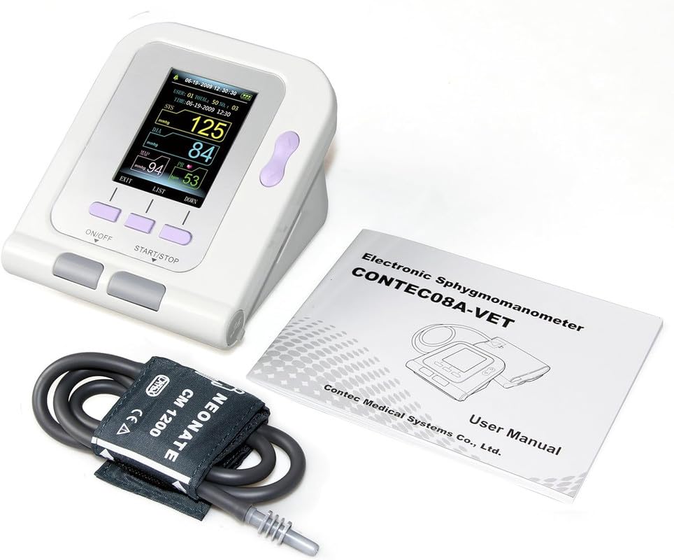 Amazon.com: CONTEC08A-VET Digital Veterinary Blood Pressure