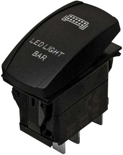 Miniatura 3 de SuperATV Interruptor basculante momentáneo todoterreno de 12V20A para luces todoterreno - LED iluminado