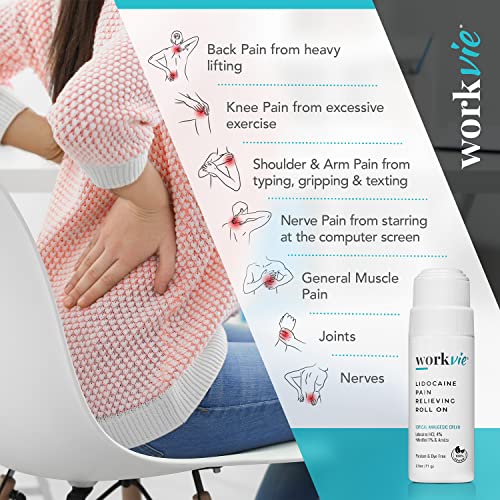 Image of Lidocaine Roll On Pain Relief Cream - Bulk Pain Relief Cream (6)