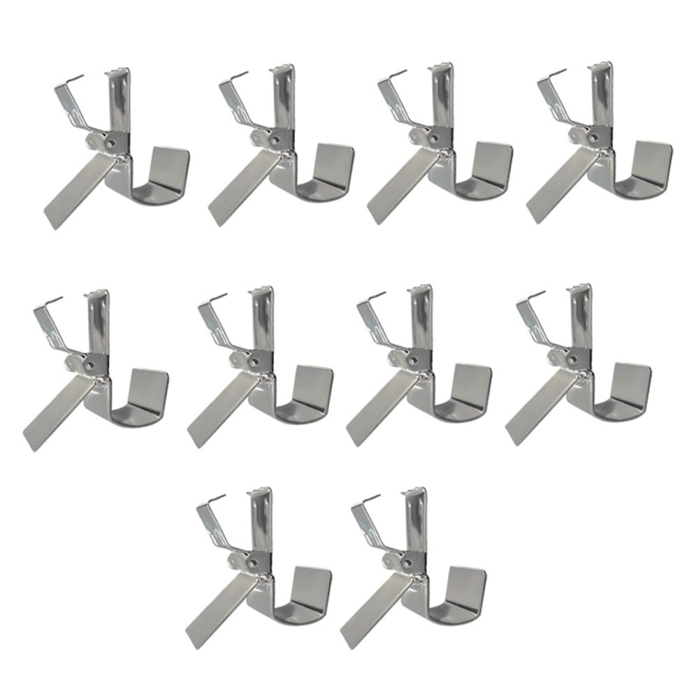 Aundhegrtt Rug Clips Heavy Duty-Blanket Hangers, 10-Pack Rust-Free Grippers for Hanging Large for Display Rack Rugs