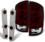 AKKON - For Dodge Ram 1500 | 2500 |3500 Pickup Truck Dark Red Tail Lights Replacement With Circuit Board Pair