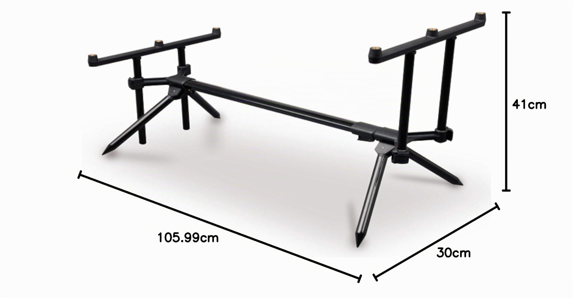 Fox EOS 3 Rod Pod - Rutenhalter für Karpfenruten, Rutenhalterung zum Karpfenangeln, Rodpod