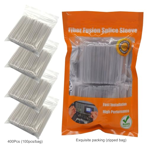 Manguitos de empalme de alta resistencia de 2,5x60 mm transparentes, pack de 400 7