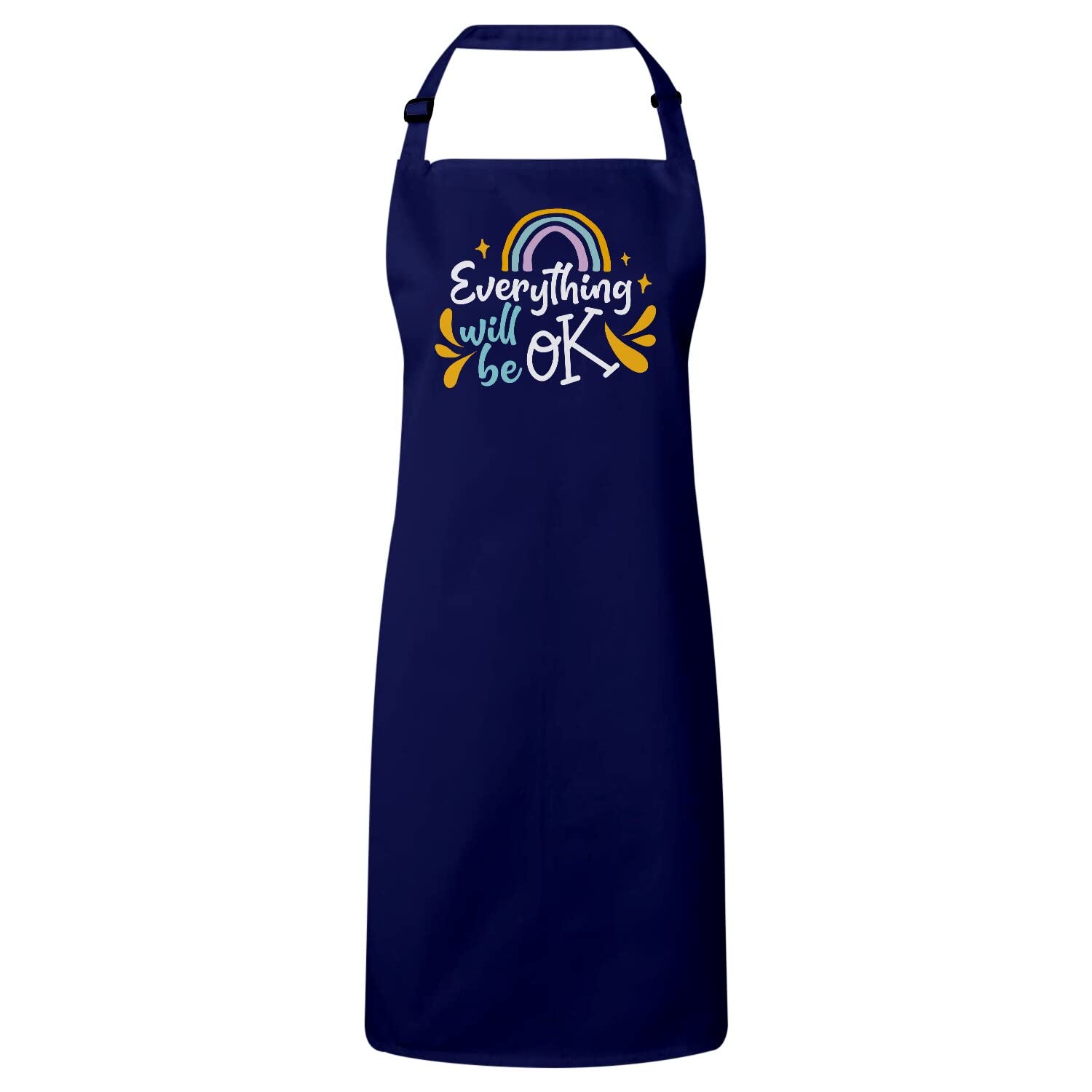 Tablier cuisine Everything will be OK pour cuisiner proprement et zen - 4