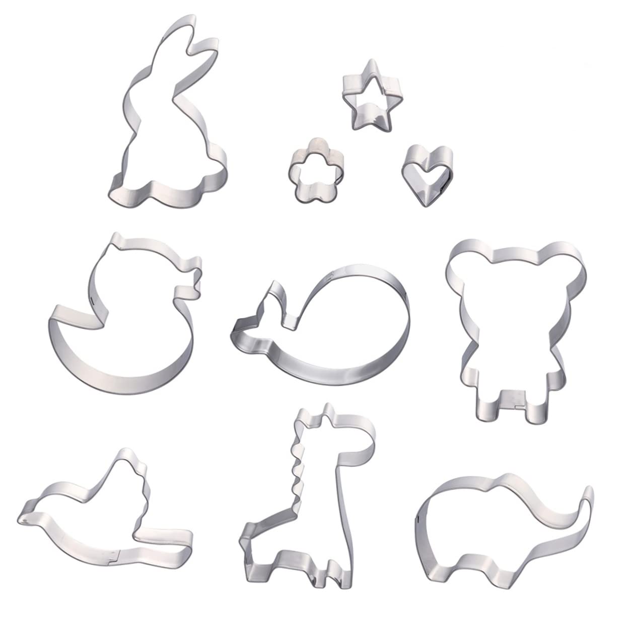 30pièces Emporte Acier Pour Biscuits Et Gâteaux Kit De Moules Animaux Giraffe Pour Fête Garçon Fille Et Pâtisserie