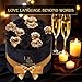 LUX BLOSSOM BOUTIQUE 17 Black & Gold Real Forever Roses, Velvet Box - Luxury Preserved Flowers, Black Roses, Sparkling Bouquet, Eternal Rose Gifts for Girlfriend, Black Flowers for Delivery Prime