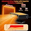 Portable Car Heater for Vehicle, 12V Car Heater Portable( Plugs into Cigarette Lighter), Portable Heater for Car, 360° Rotatable Car Defroster Windshield Heater (1) #2