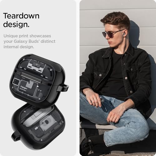 Spigen Galaxy Buds3 Pro Case, Carabiner, Shock Proof ZeroOne - Image 5