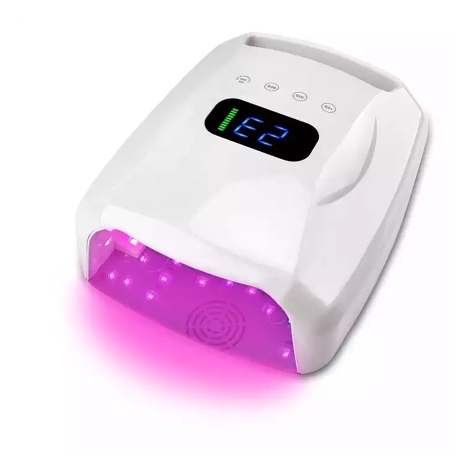 Lampa UV do Paznokci, Lampa LED UV do paznokci Bezprzewodowa lampa LED UV do paznokci Profesjonalny bezprzewodowy akumulator Suszarka do paznokci Maszyna do manicure 96 W Lampa do przenośnego utwardza