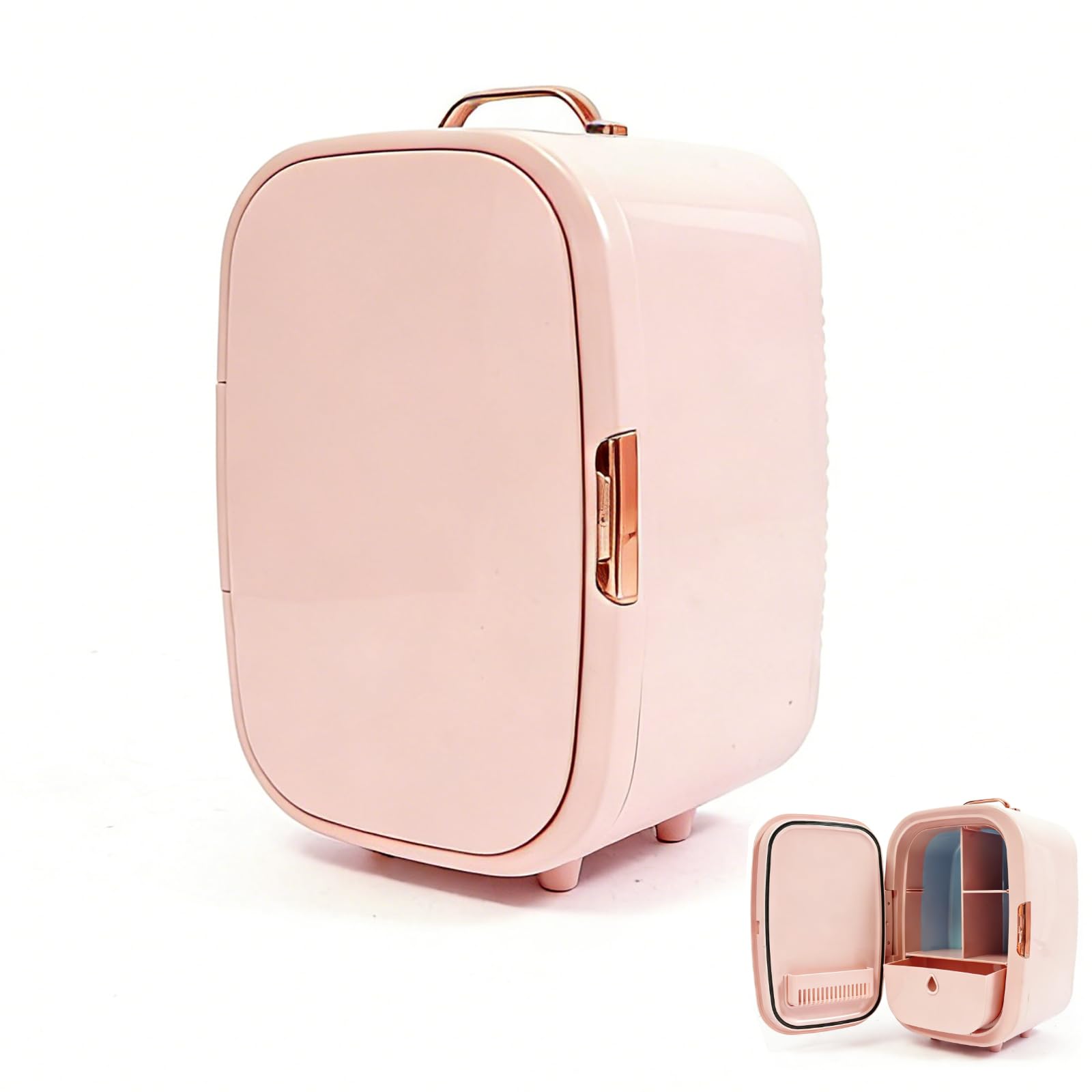 LIAUHO EYT3ZDZF 0.4 cu ft Compact Fridge Pink