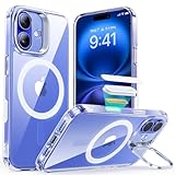 【デザイン受賞シリーズ！】ESR iPhone 16 ケース Magsafe対応 カメラコントロール 米軍MIL規格の保護 耐黄変 耐衝撃 隠れスタンド iPhone16ケース 傷防止背面 あいふおん16ケース Classicシリーズ クリア