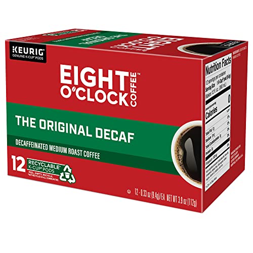 Eight O'clock Coffee The Original Decaf, Single-Serve Coffee K-Cup Pods, Medium Roast, 12 Count (Pack Of 6) #TOP7