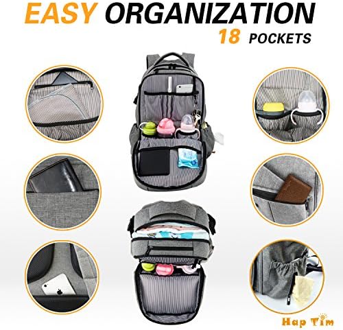 haptim multi function diaper bag