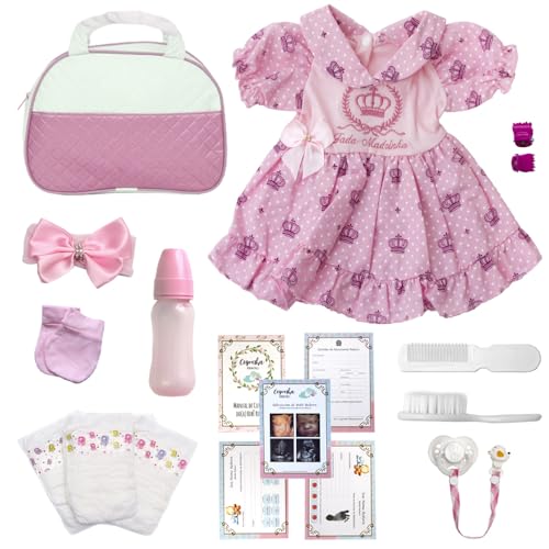 Bebe Reborn Loira Realista Grande 100% Silicone 46cm Banho