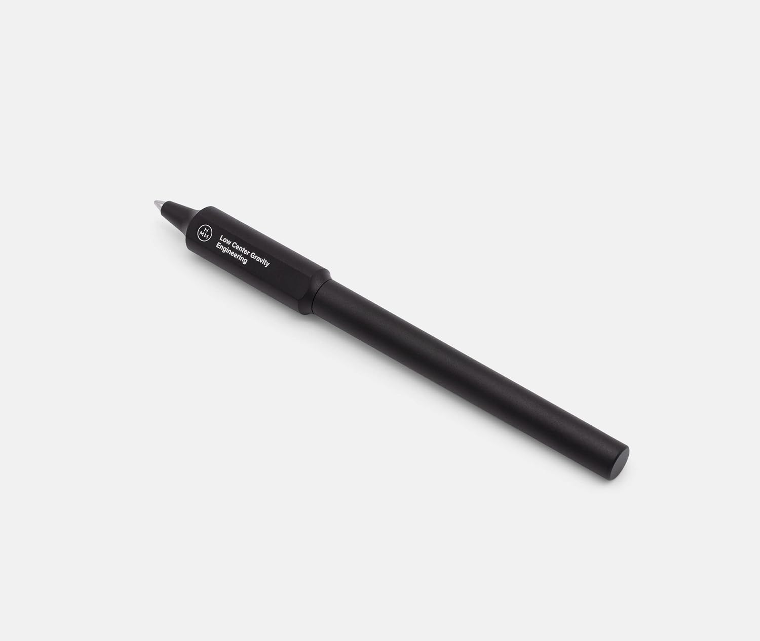 HMM Handcrafted Plummet Aluminium Ballpoint Pen - Black