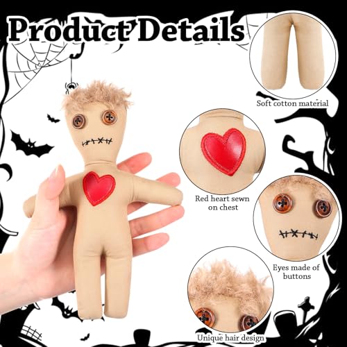 Kit de Muñecas Vudú Halloween 12 Piezas para Adultos miniatura 3