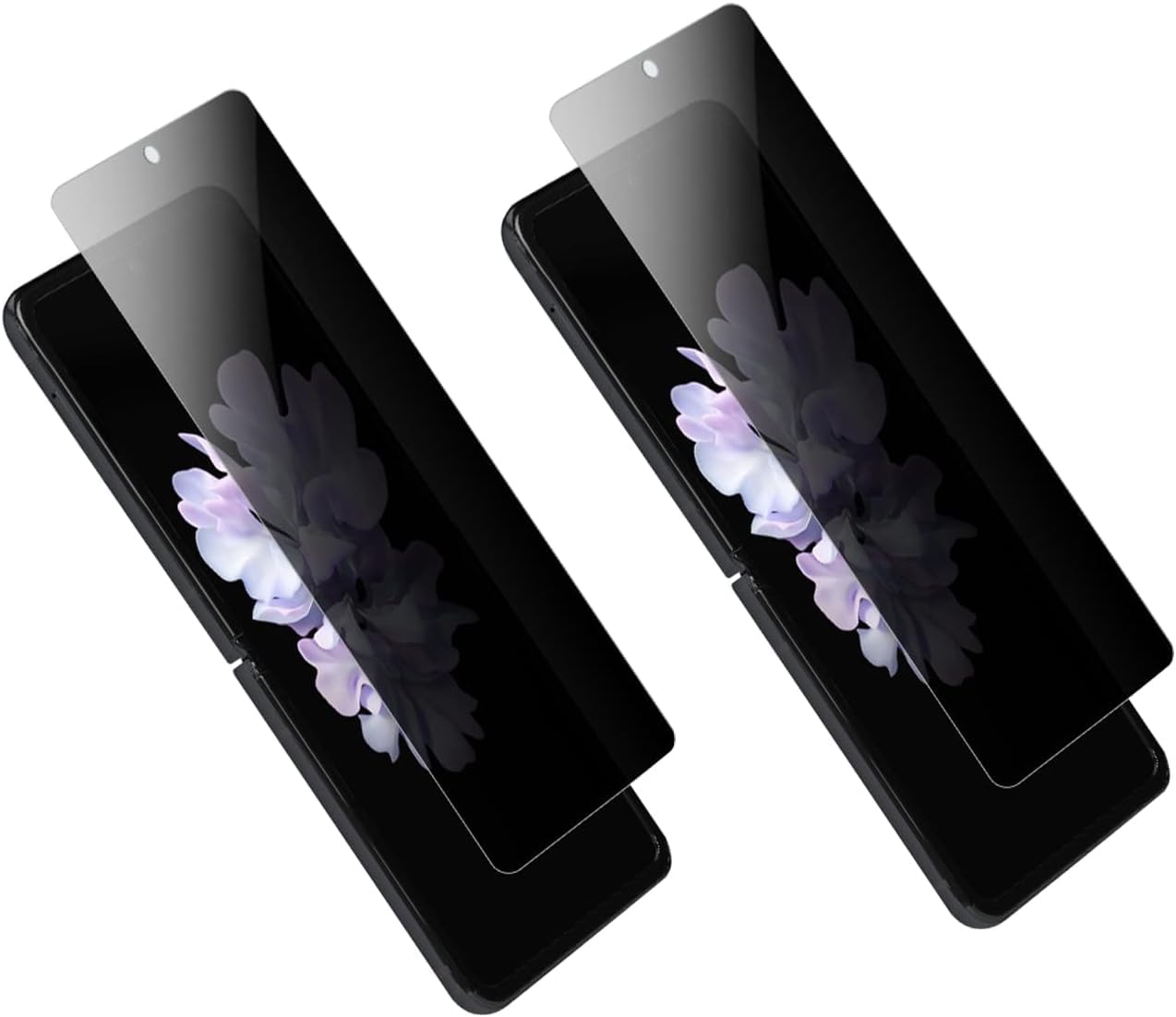 UEEBAI 2 Pack 9H Hardness Anti Spy Tempered Glass Screen Protector for Samsung Galaxy Z Flip 5 5G