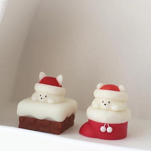 Miniatura 7 de 2 moldes de silicona para árbol de Navidad, moldes de velas 3D para hacer velas, árbol de cono plegable, molde de silicona en forma de cono