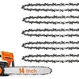 Lot de 5 Chaînes de Tronçonneuse 35 cm – 3/8″ LP, Jauge 0,043″ (1,1 mm), 50 Maillons – Faible Rebond – Compatible Stihl MS 170, MS 180, MSE 170C et autres – Chaîne de Rechange
