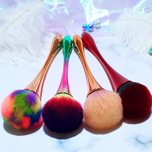 Super Large Mineral Powder Brush, Nail Brushes Kabuki Makeup Brushes Soft Fluffy Foundation Brush Blush Brush,Professional Powder Brushfor Daily Makeup(Rose Gold Color) … #TOP5