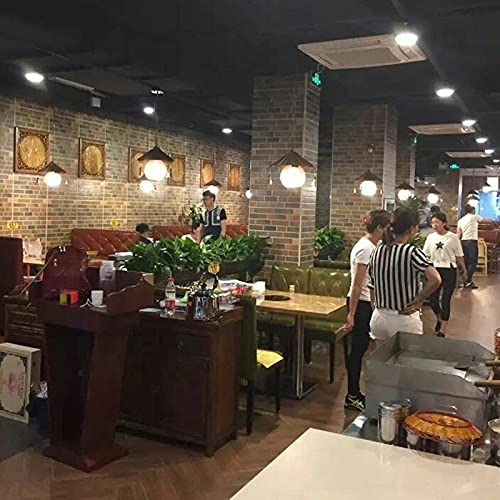Luces colgantes de cristal creativas E27 para decoración de techo en cafeterías y tiendas 7