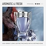 Rabanne Invictus Eau de Toilette - Long Lasting Woody Aquatic Cologne for Men with Marine, Grapefruit & Guaiac Wood - Trophy Bottle French Fragrance Spray from Paris, 6.8 oz - Image 3