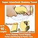 Premium Shammy Cloth for Car Drying - 2pk(26”x17”) - Super Absorbent Synthetic Chamois Towel - Reusable Car Drying Shammy - Scratch-Free Car Drying Towel(Yellow & Yellow)