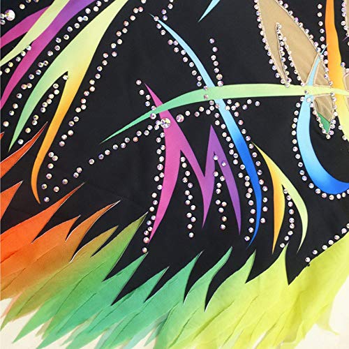 LIUHUO Collants de ginástica rítmica para meninas, preto, macio, confortável, lycra, vestido feminin