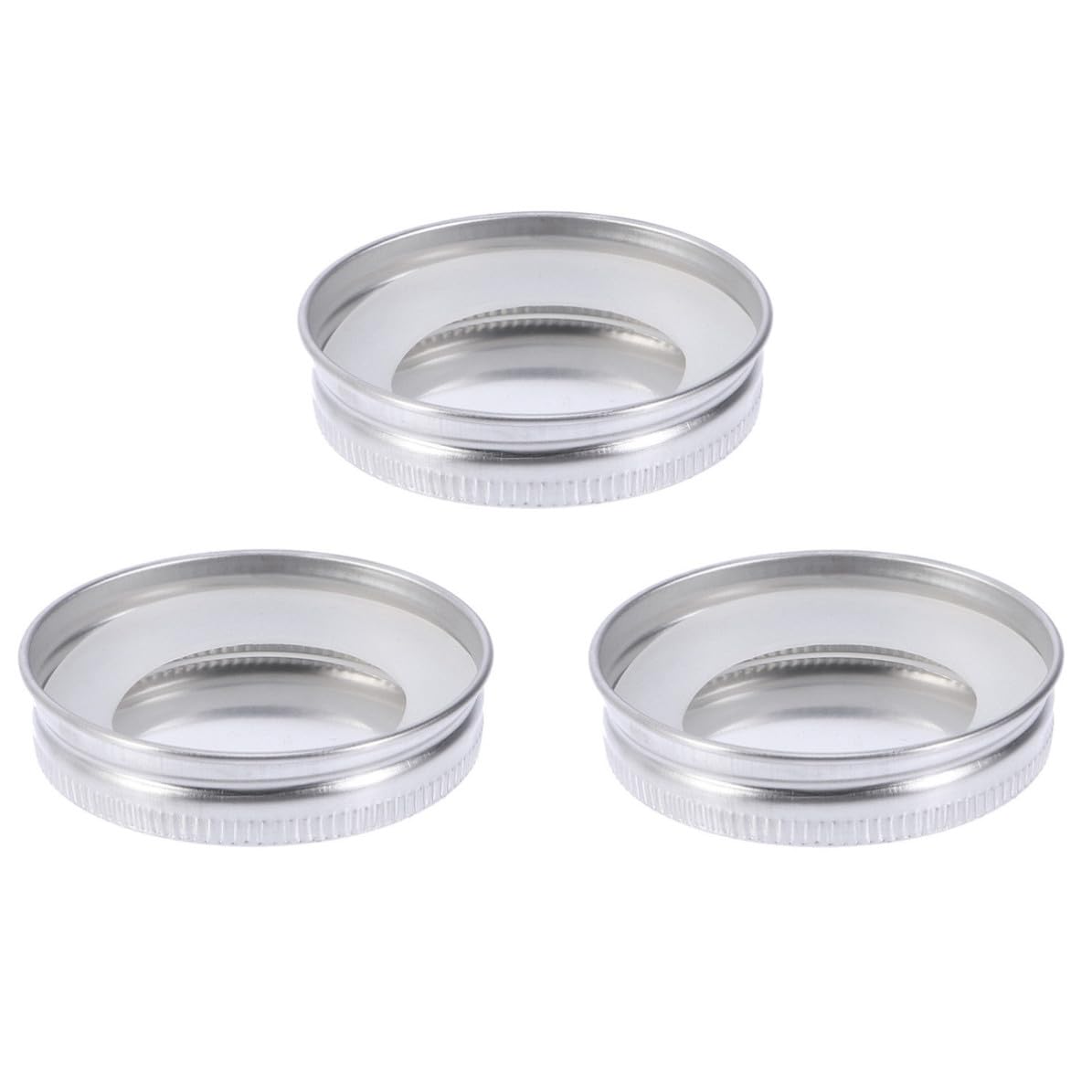 Tapa de frasco para organización de cocina en acero inoxidable hermético de 86 mm boca ancha