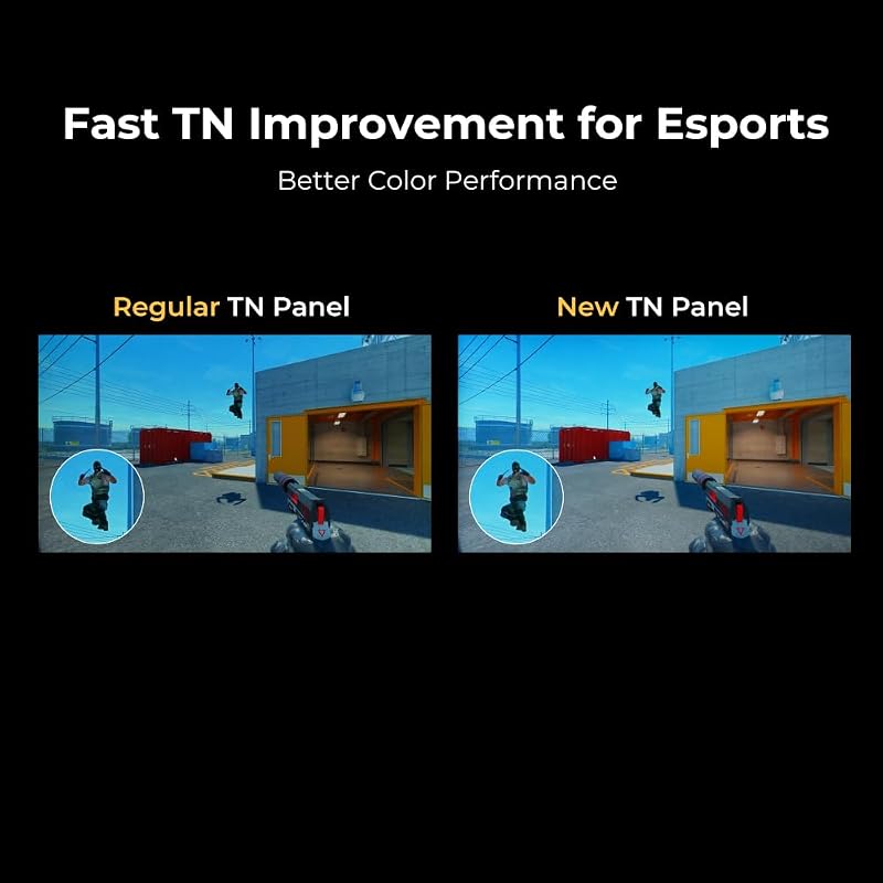BenQ Zowie XL2546X+ 24.1 DyAc 2 280Hz Fast TN Gaming Monitor for Esports | 280Hz, Fast TN Panel, DyAc 2 Technology, XL Setting to Share, Black eQualizer, Color Vibrance, S Switch, Shielding Hood image 5