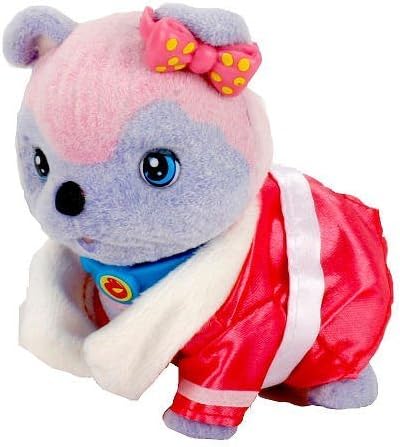 Teacup Doggies Fashion Set Hot Pink White Fur Collar