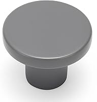 Vista 14 de Ravinte - Paquete de 5 tiradores de gabinete negros para cocina, redondos, tiradores para cajones de cómoda, tiradores para puertas de armario