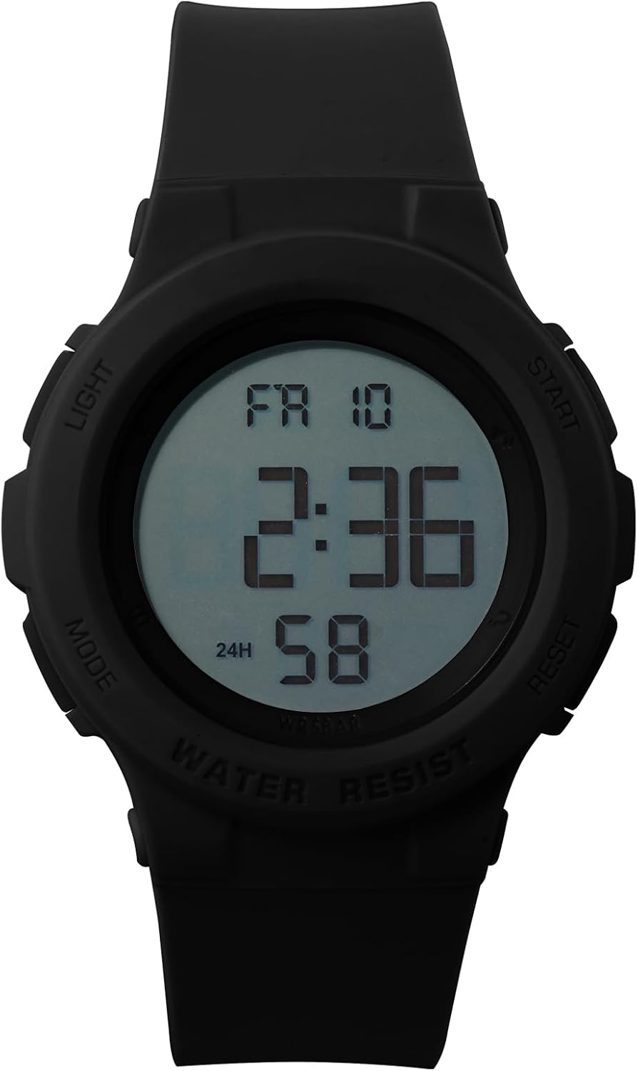 Digital Light Up Watch for Boy and Girl,Kids Watch Ages 7-16,Waterproof 5 ATM, School,Outdoor,Sports