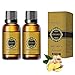 Daerwei 2 Stück Bauchdrainage Ingweröl, Natürliche Therapie Lymphdrainage Ingweröle, Bauchabnehmen Massageöl,Fördert die Durchblutung und Anti-Aging Ingwer ätherisches Öl Massageöl