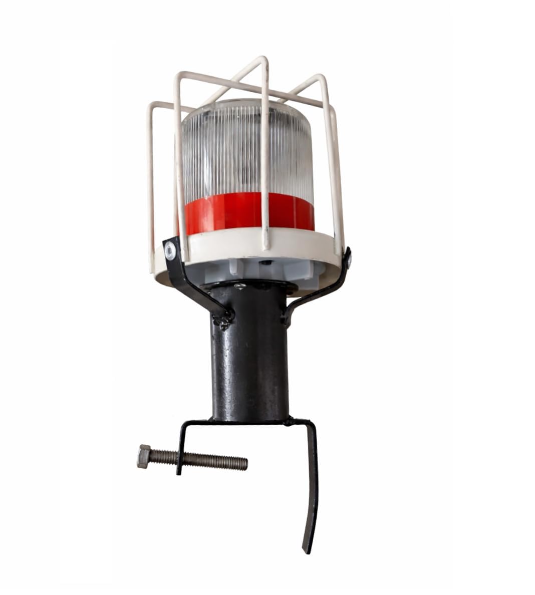 Solar Blinker Light with Protective Jali Cover | Aluminium Casting Body with ABS Clamp & Round Road Reflector | High-Visibility Safety Warning Light for Roads & Construction Zones (Pack of 1)-image-21