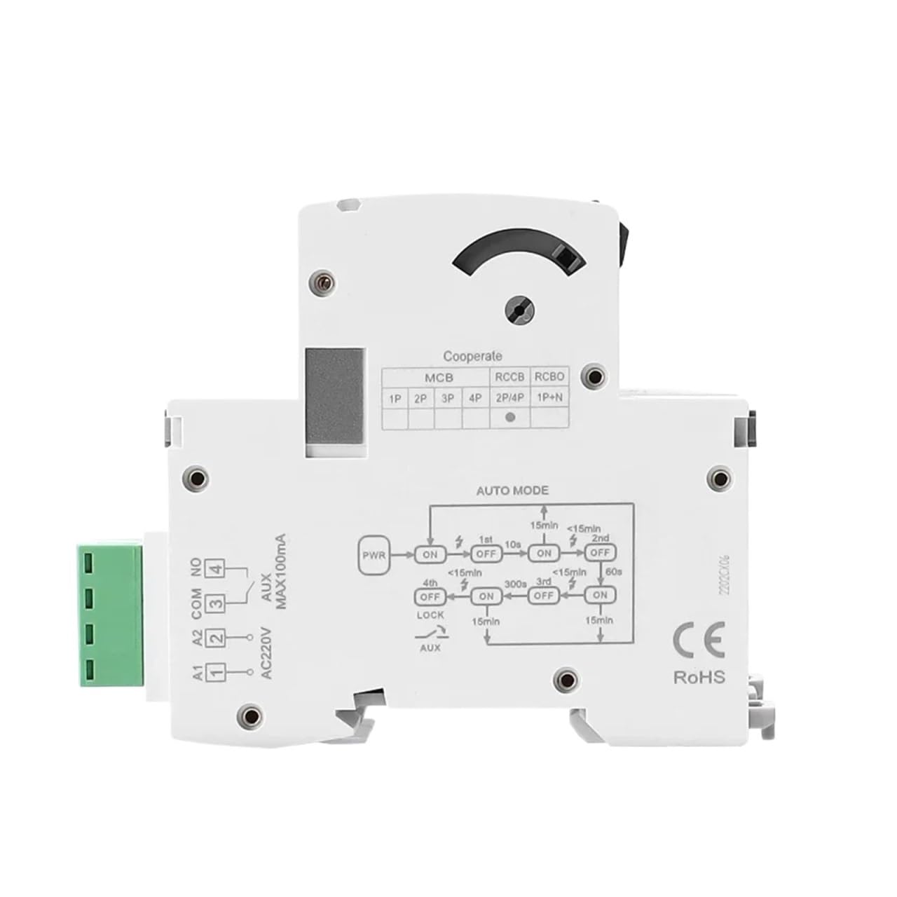 Interruptores diferenciales de reconexión RCCB Tipo A-SI, 2P, 4P, 40A, 63A, 30mA, superinmunizados y electromagnéticos.(A-SI 2P-63A-30mA)