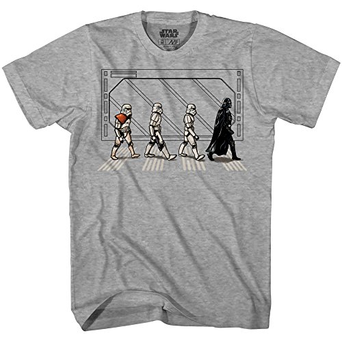 Star Wars Death Star Road Stormtrooper Crossing Camiseta para hombre, L