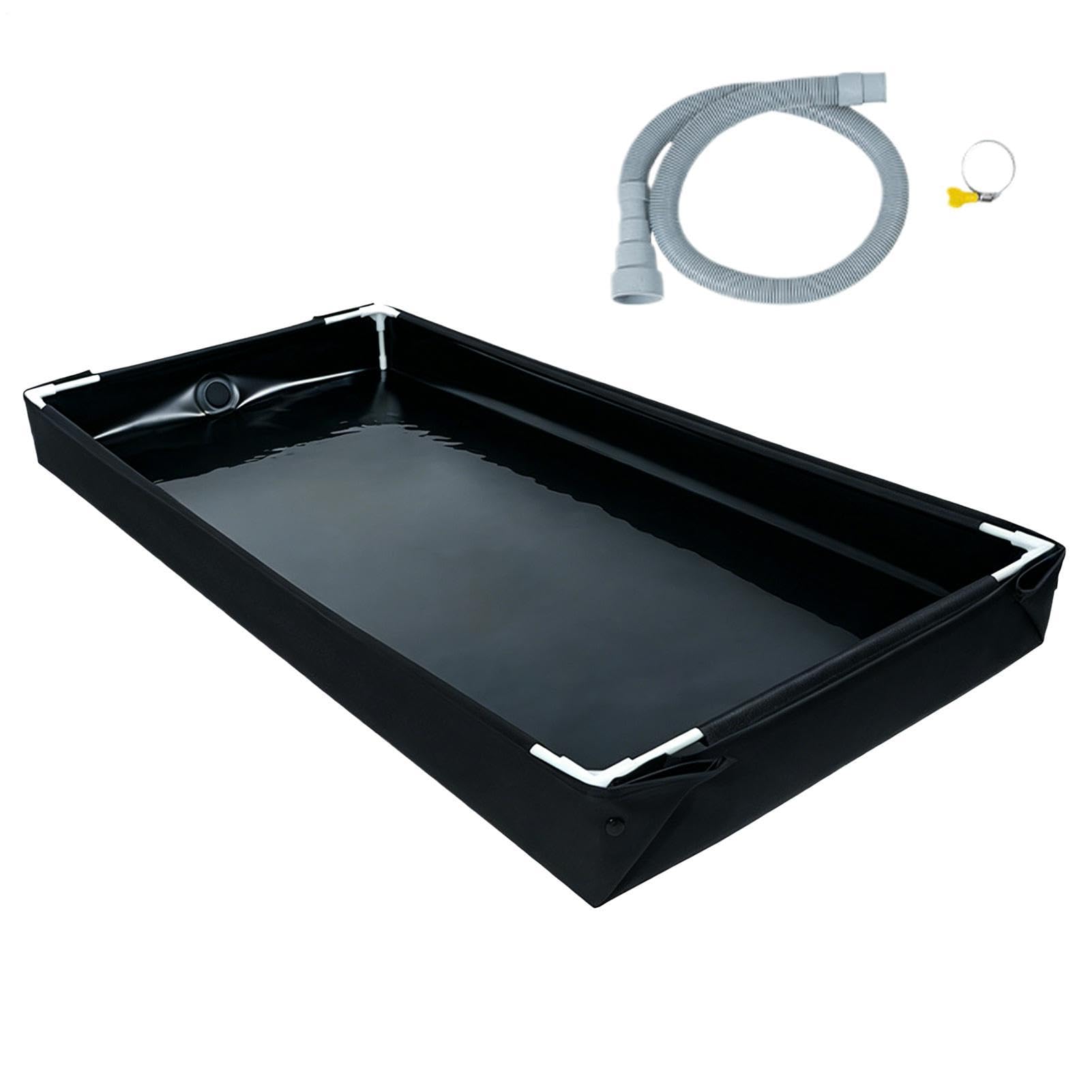 Generisch Sabbiera pieghevole | d'acqua all'aperto con tubo di scarico staccabile | Pozzanghetta portatile da spiaggia per bambini, spiaggia, cortile, viaggi, casa, campeggio, interni